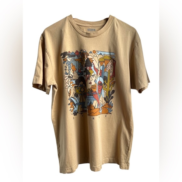 Stance | The Crew Tee- Graphic Yellow T-Shirt - Picture 1 of 9